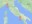 Location of Cinque Terre and Amalfi Coast