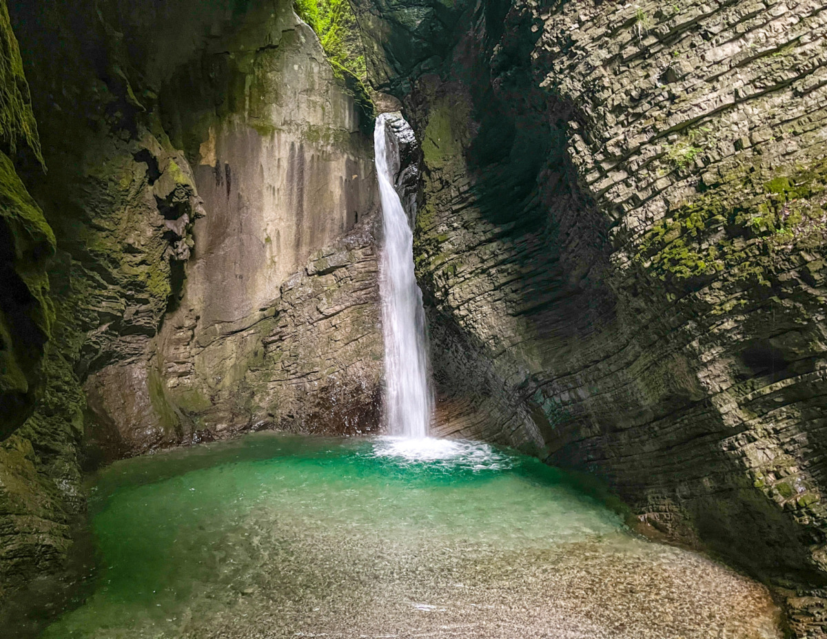 Explore The Great So a Gorge In The So a Valley Slovenia