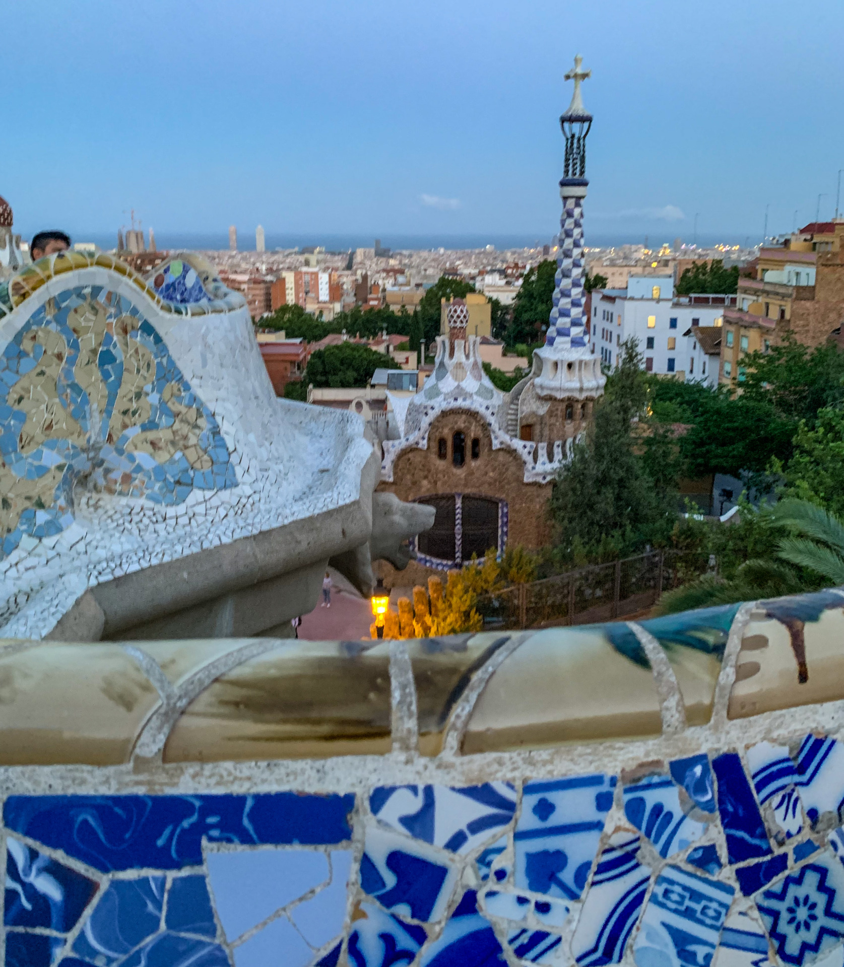 Park Guell in Barcelona, Catalonia, Spain