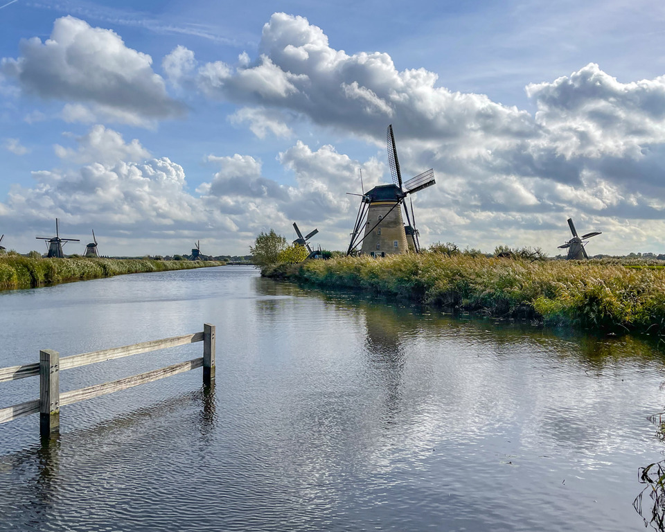 Windmills at Kinderdijk, Netherlands