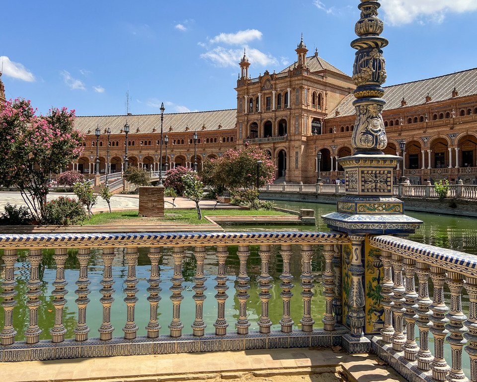Plaza de Espana, Seville, Andalusia, Spain