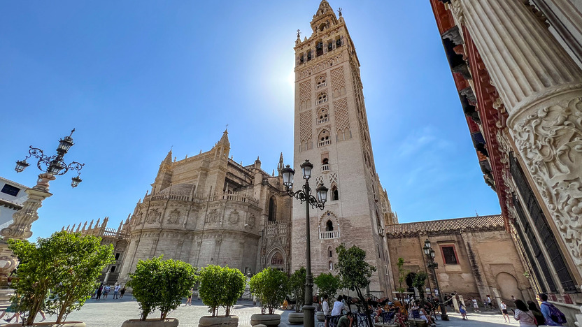 Giralda and Cathedral of Seville, Andalusia, Spain