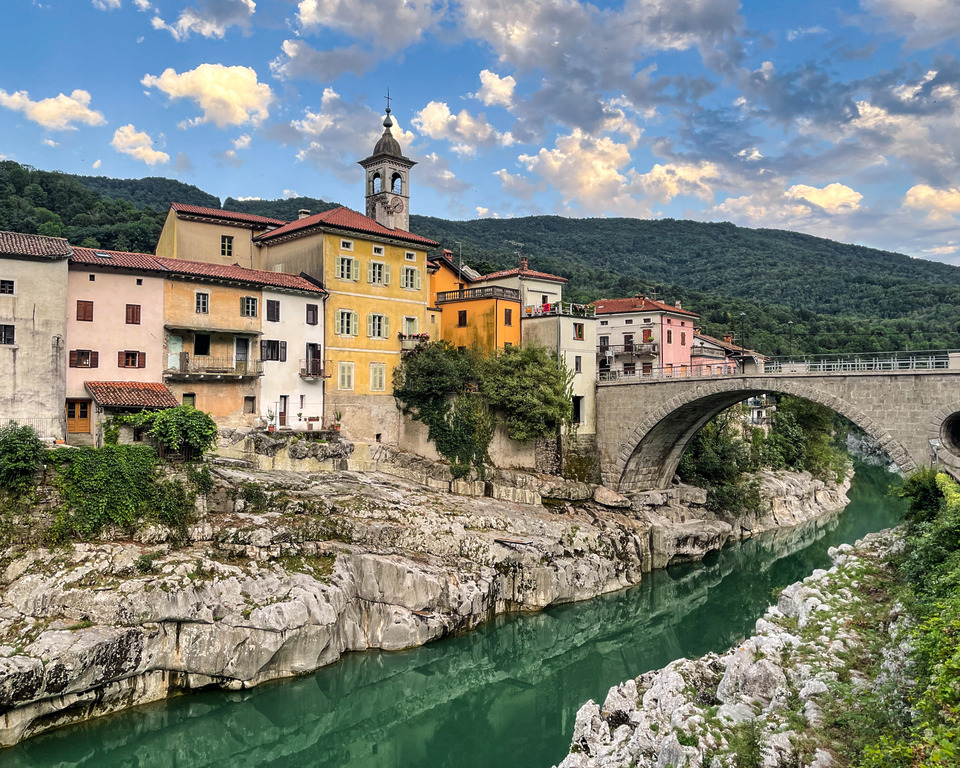 Kanal ob Soci, Soca Valley, Slovenia